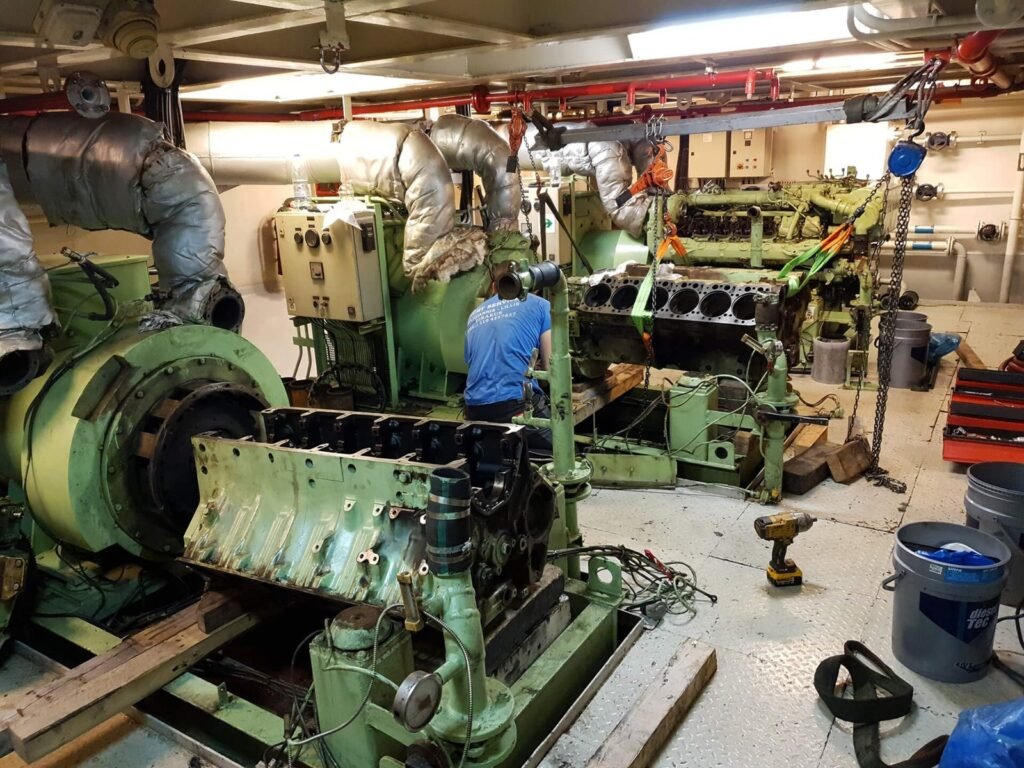 MAN marine engine repair